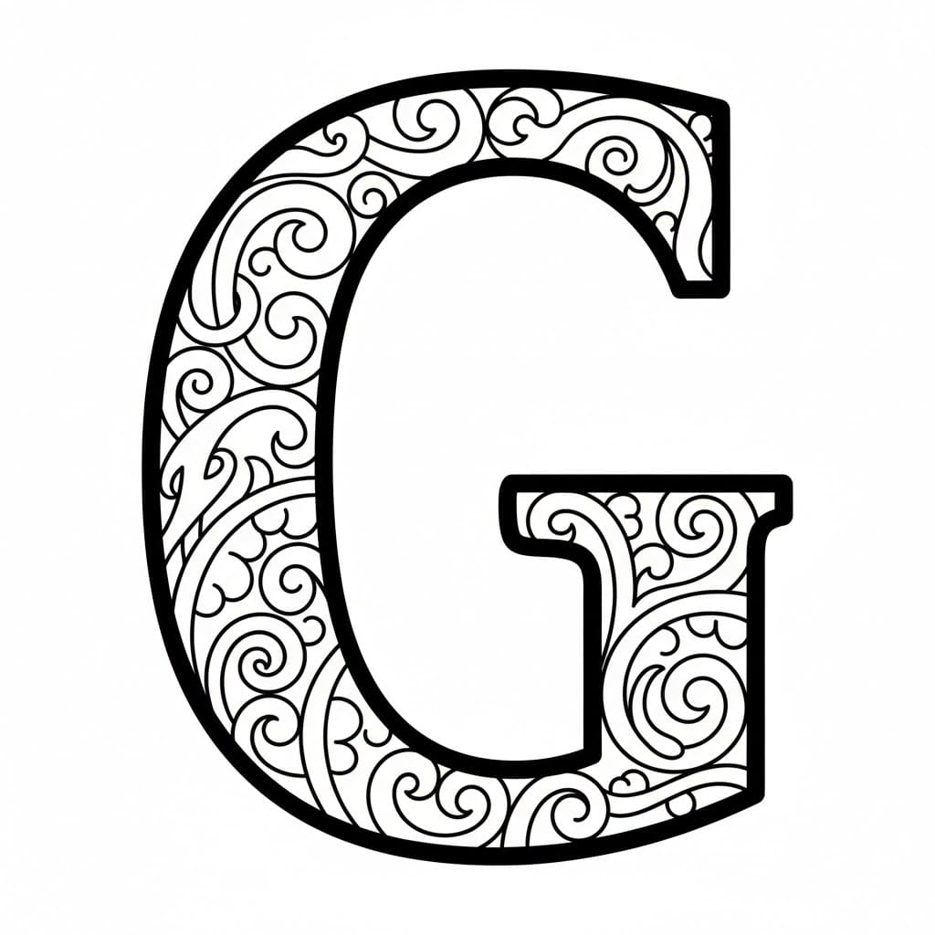 Gaya Pusaran Huruf G