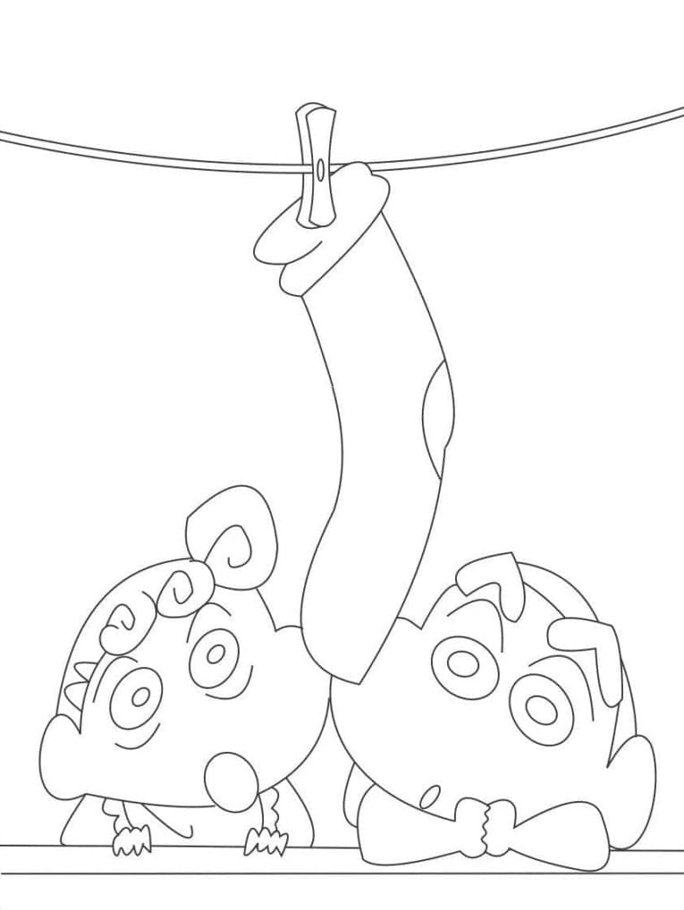 Himawari dan Shin chan