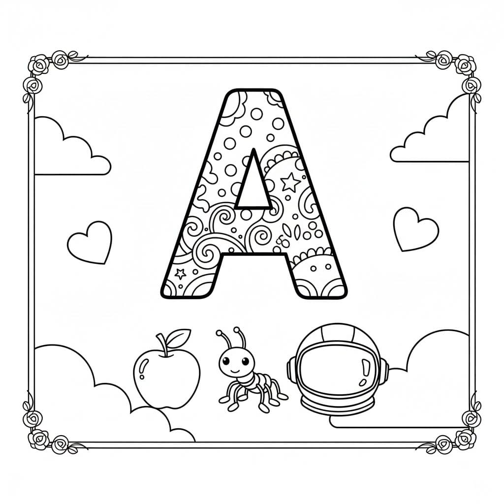 Huruf A dapat dicetak