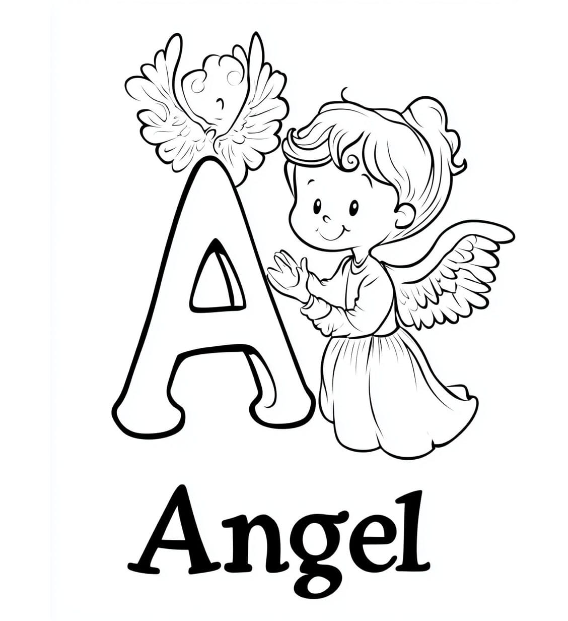 Huruf A malaikat