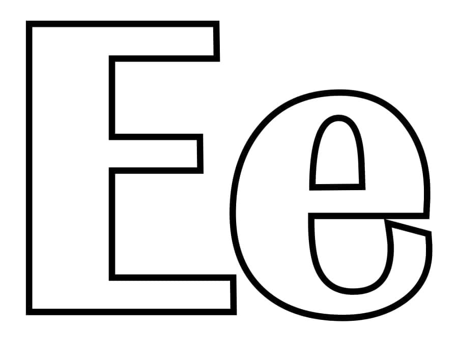 Huruf E Untuk Anak-Anak