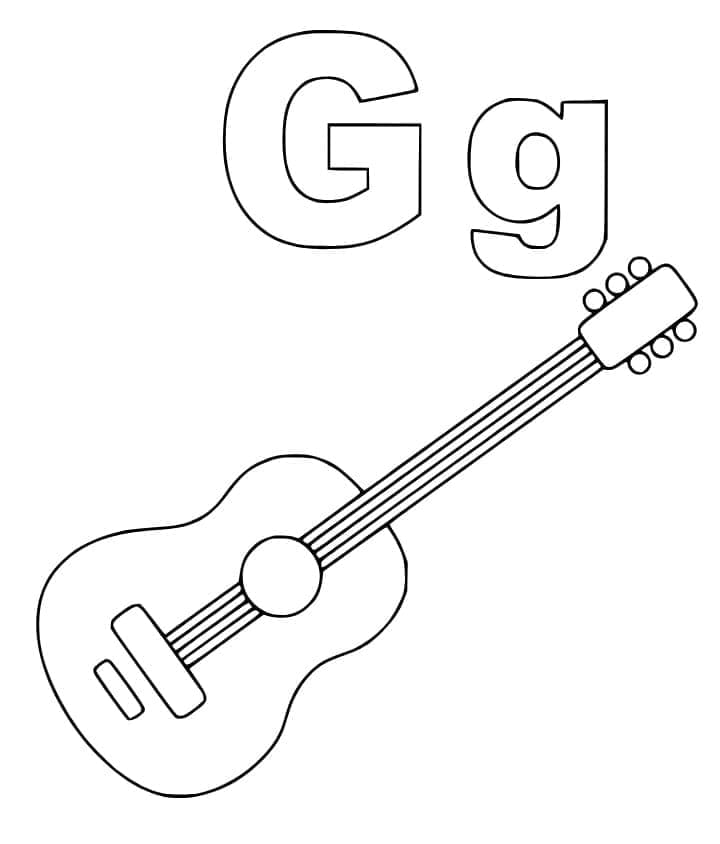 Huruf G Gitar