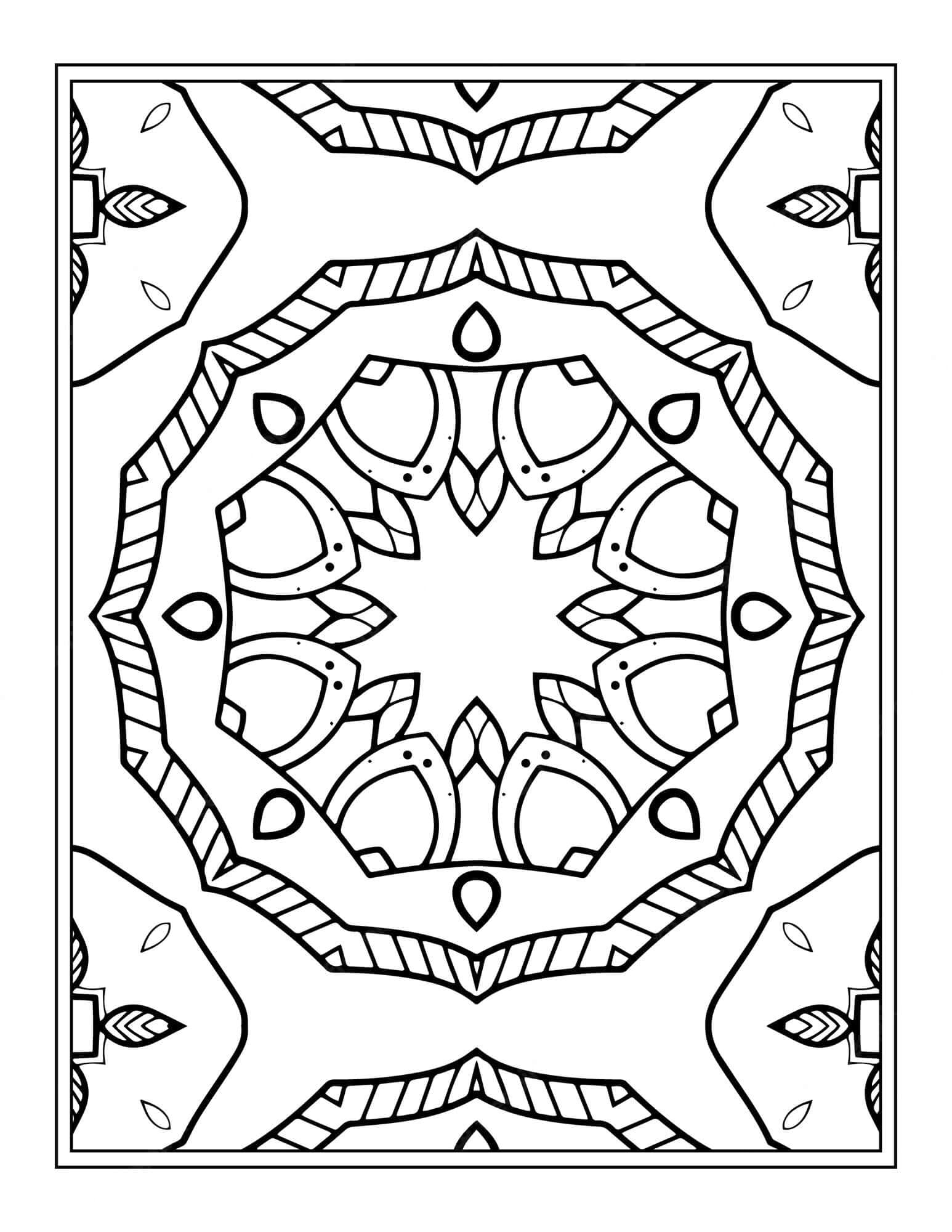 Ide Mandala Bunga Gratis