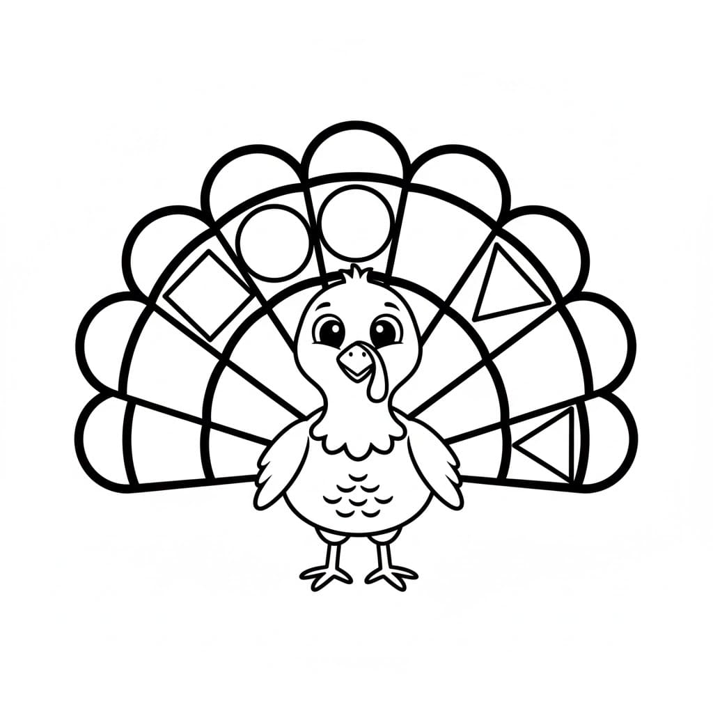 Kalkun ekor geometris