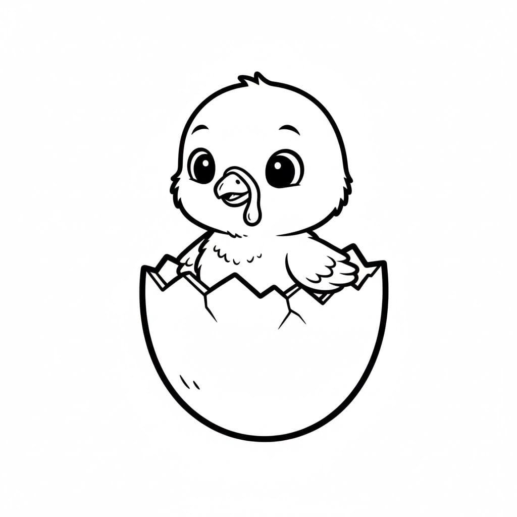 Kalkun menetas dari telur