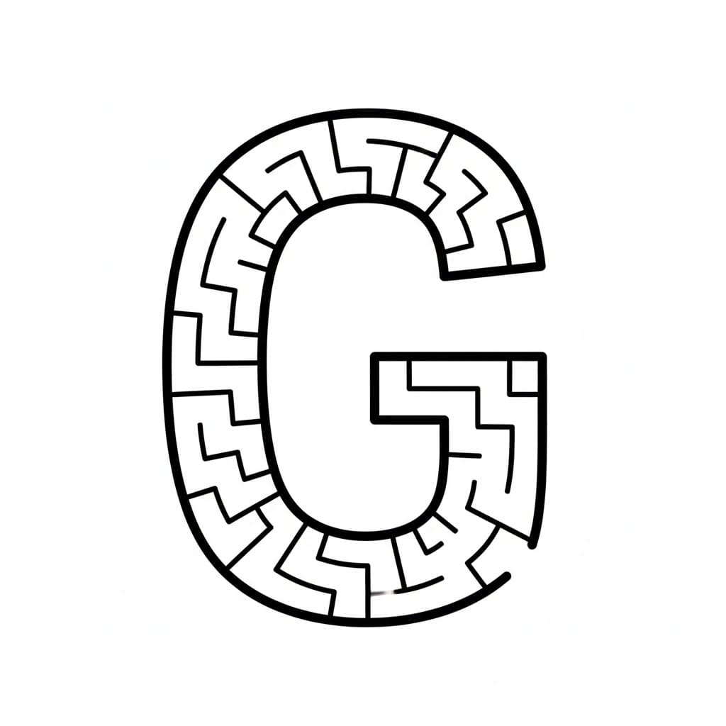 Labirin Huruf G