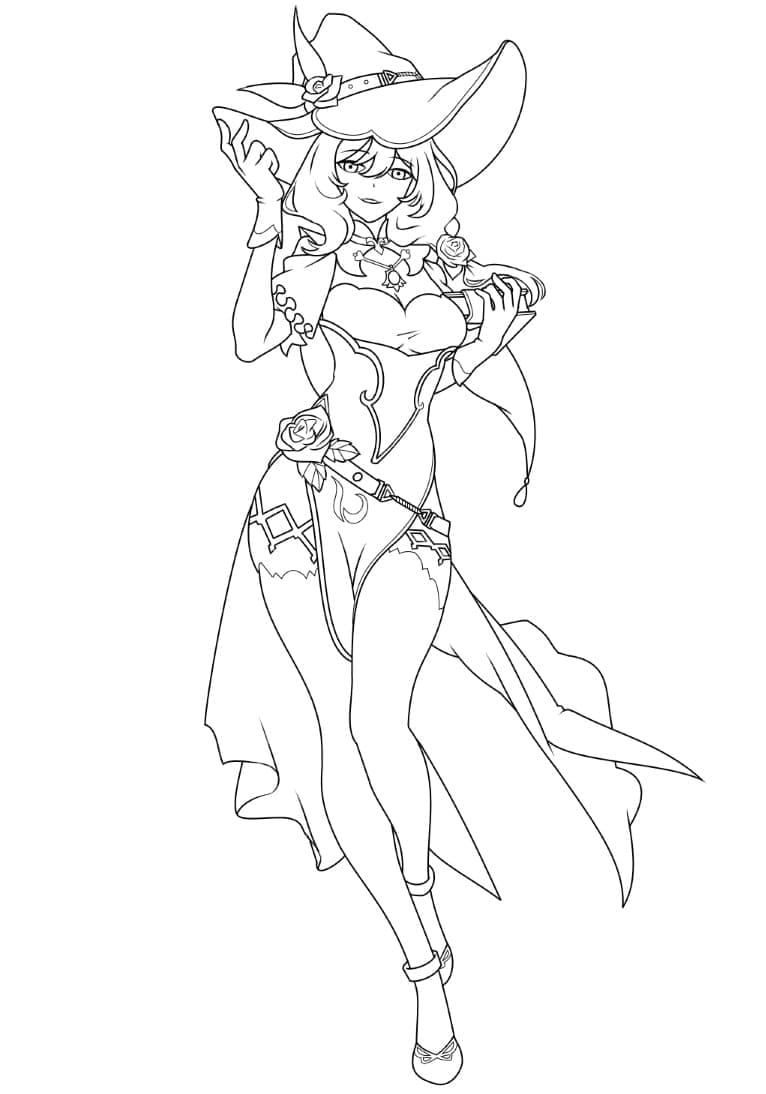 Lisa di Genshin Impact