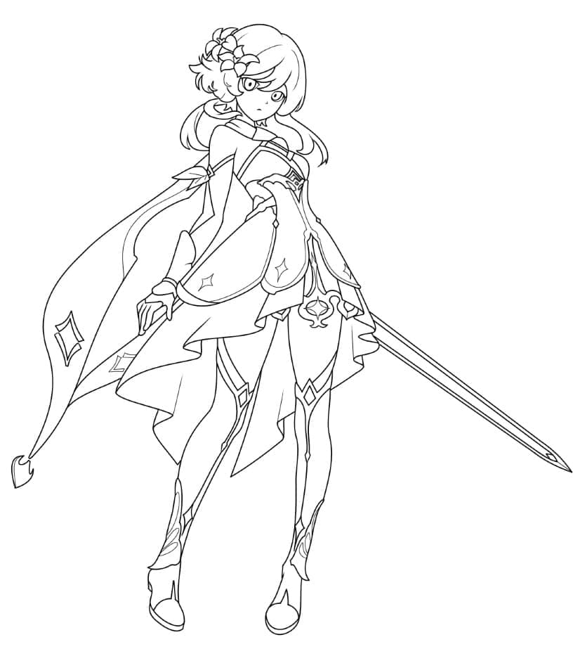 Lumine dari Genshin Impact