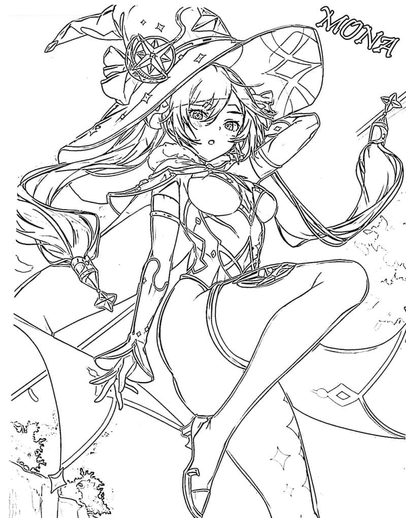 Mona di Genshin Impact