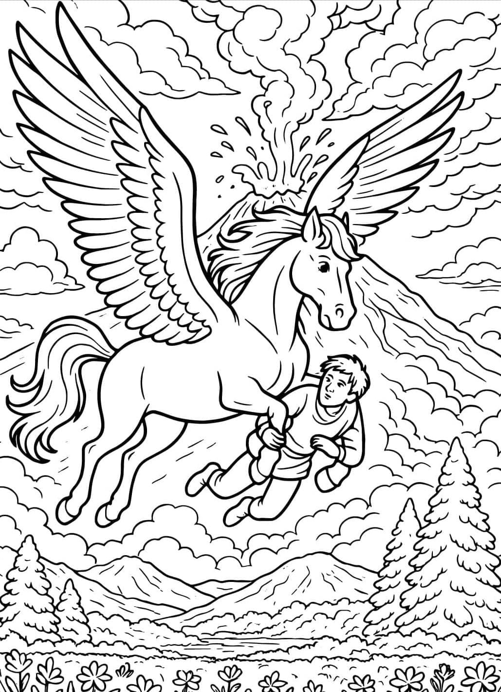 Pegasus dan tanduk