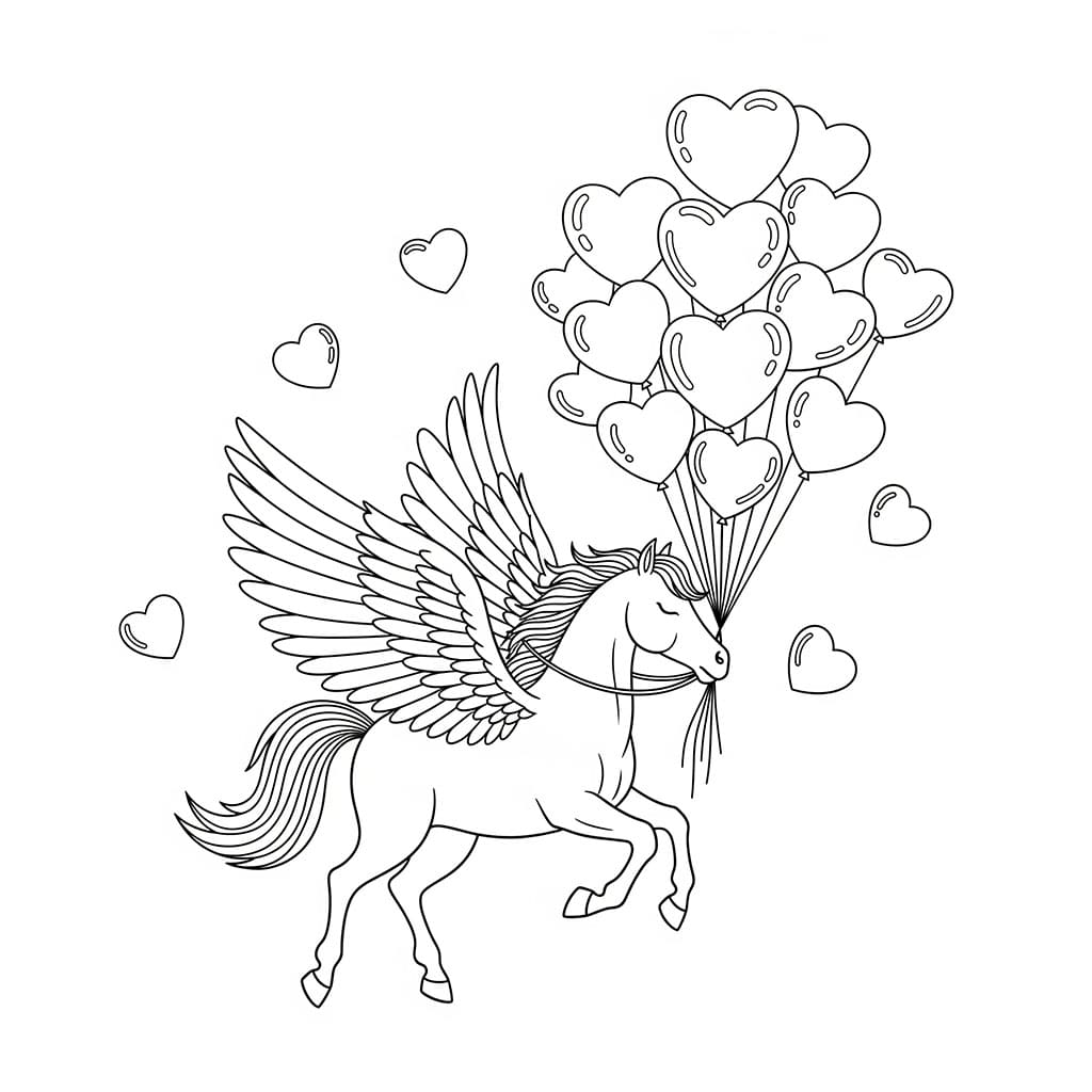 Pegasus dengan balon