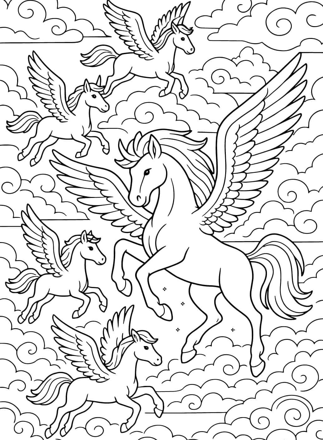 Pegasus gratis untuk anak-anak