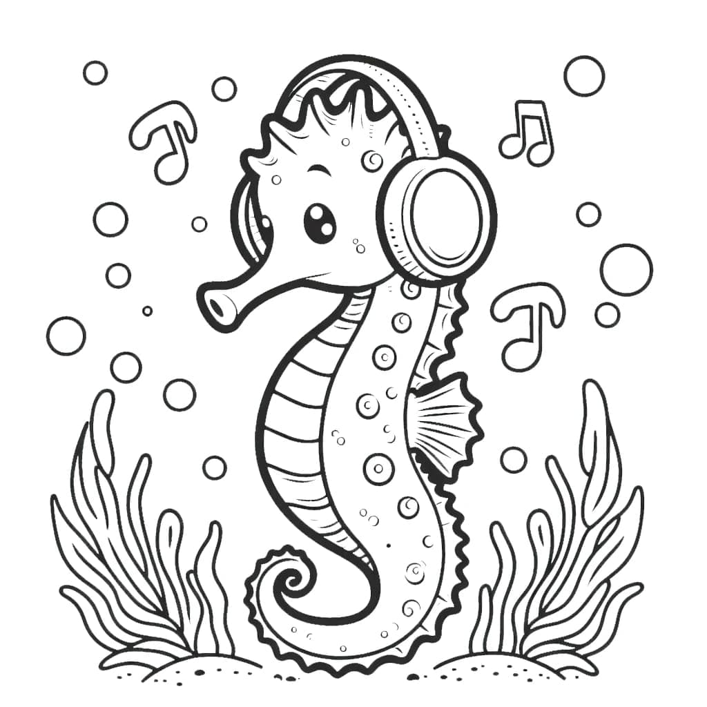 Pemutar musik kuda laut