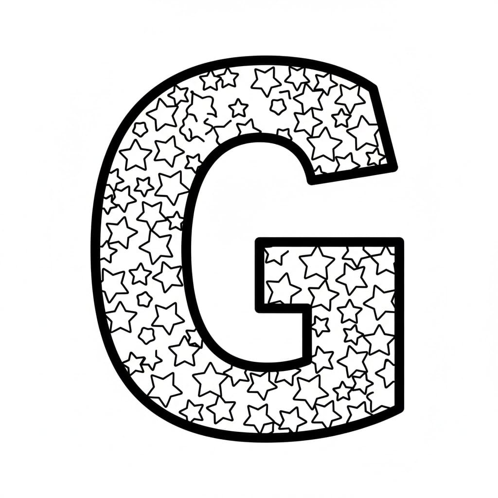 Pola Bintang Huruf G