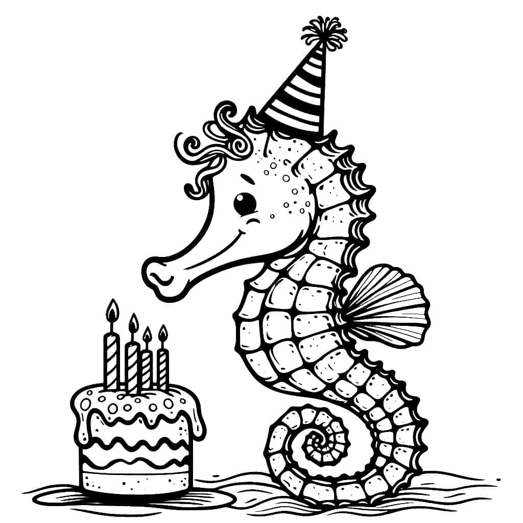 Seahorse merayakan ulang tahunnya