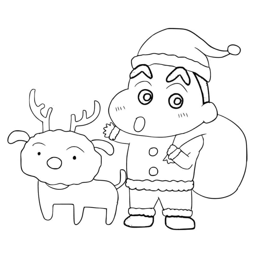 Shin chan di hari Natal