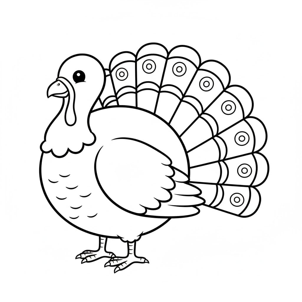 Tampak samping kalkun