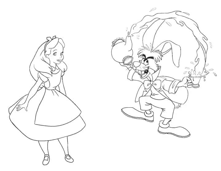 Alice dan March Hare