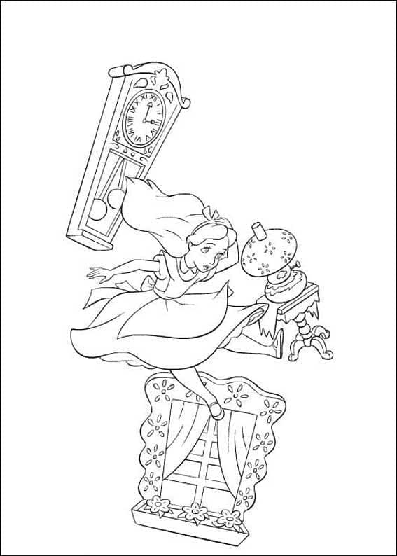 Alice di Negeri dapat dicetak gratis