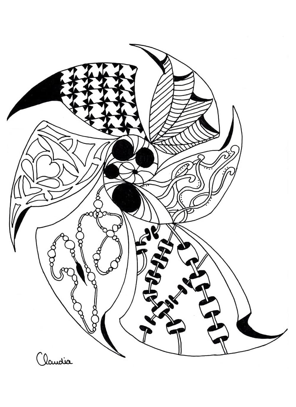 Cetak Zentangle