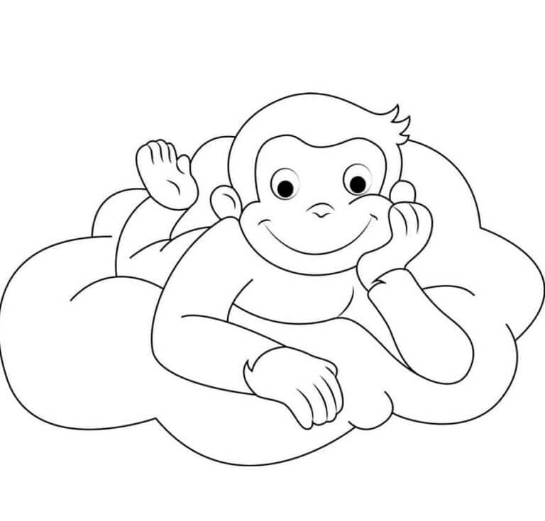 Curious George Berbaring