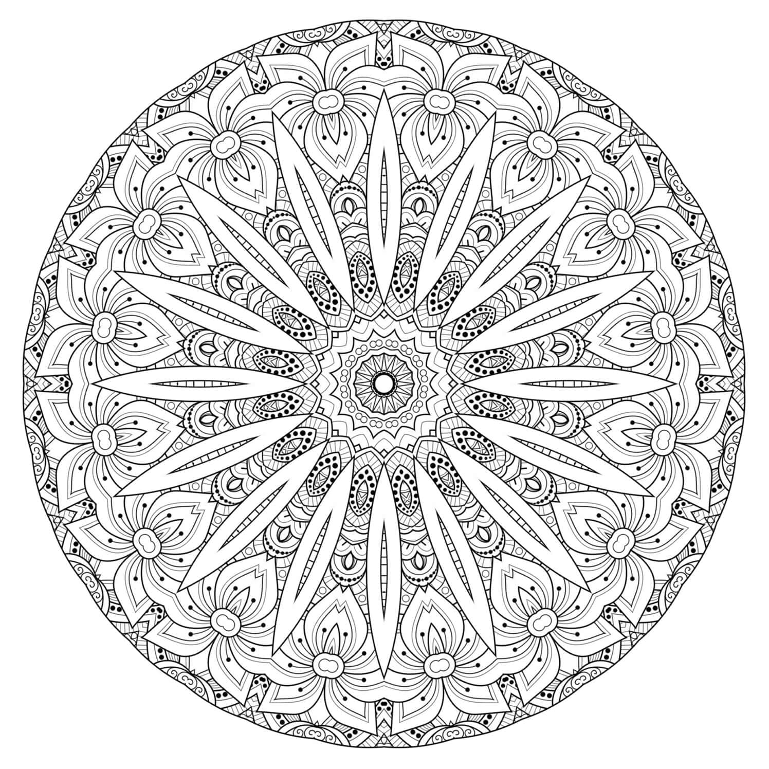 Gambar Mandala Natal Gratis