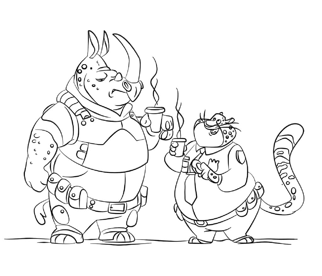 Gambar Zootopia Gratis yang Dapat Dicetak