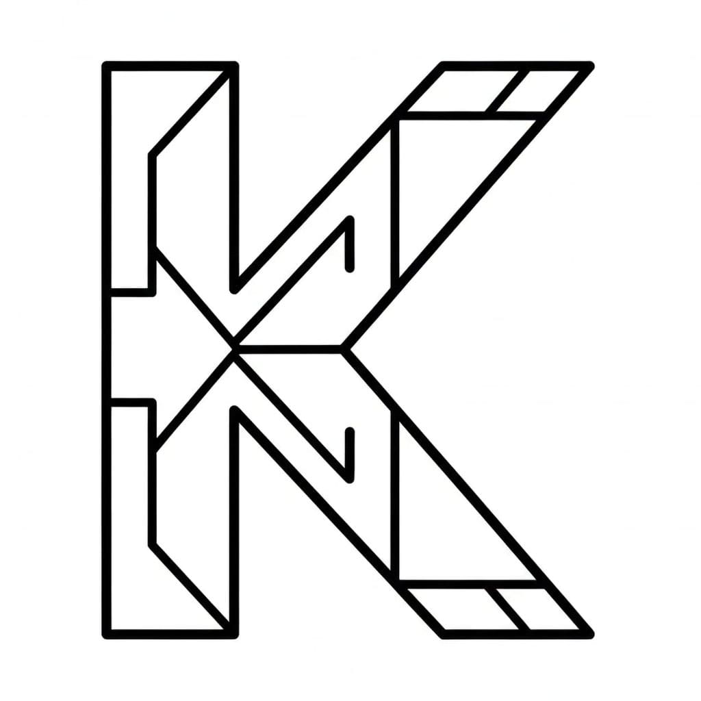 Geometri Huruf K