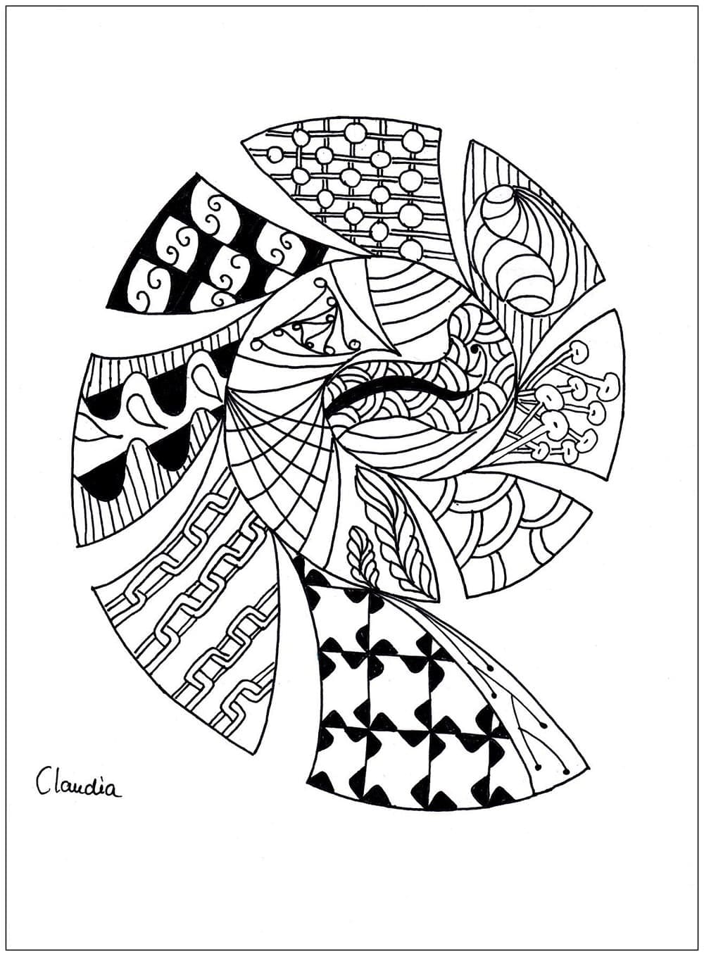 Gratis Zentangle