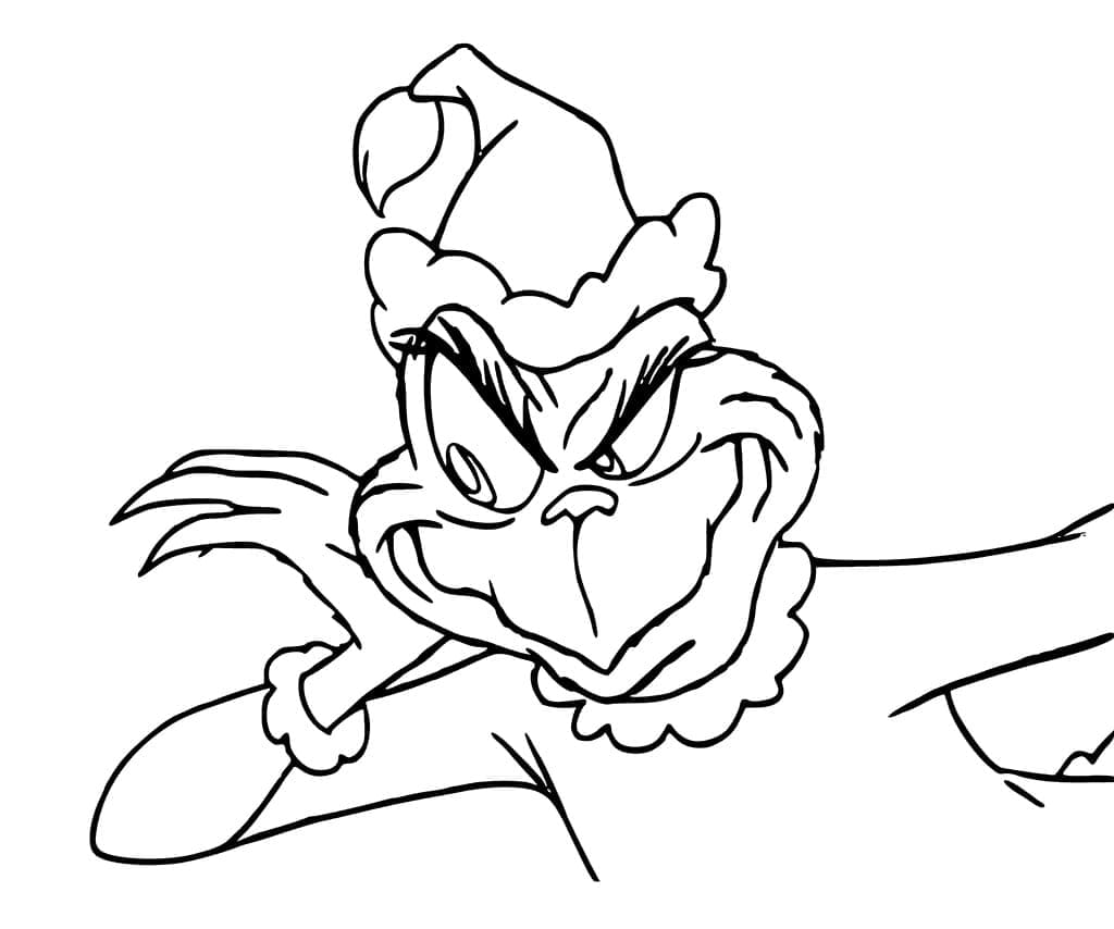 Grinch Gratis yang Dapat Dicetak