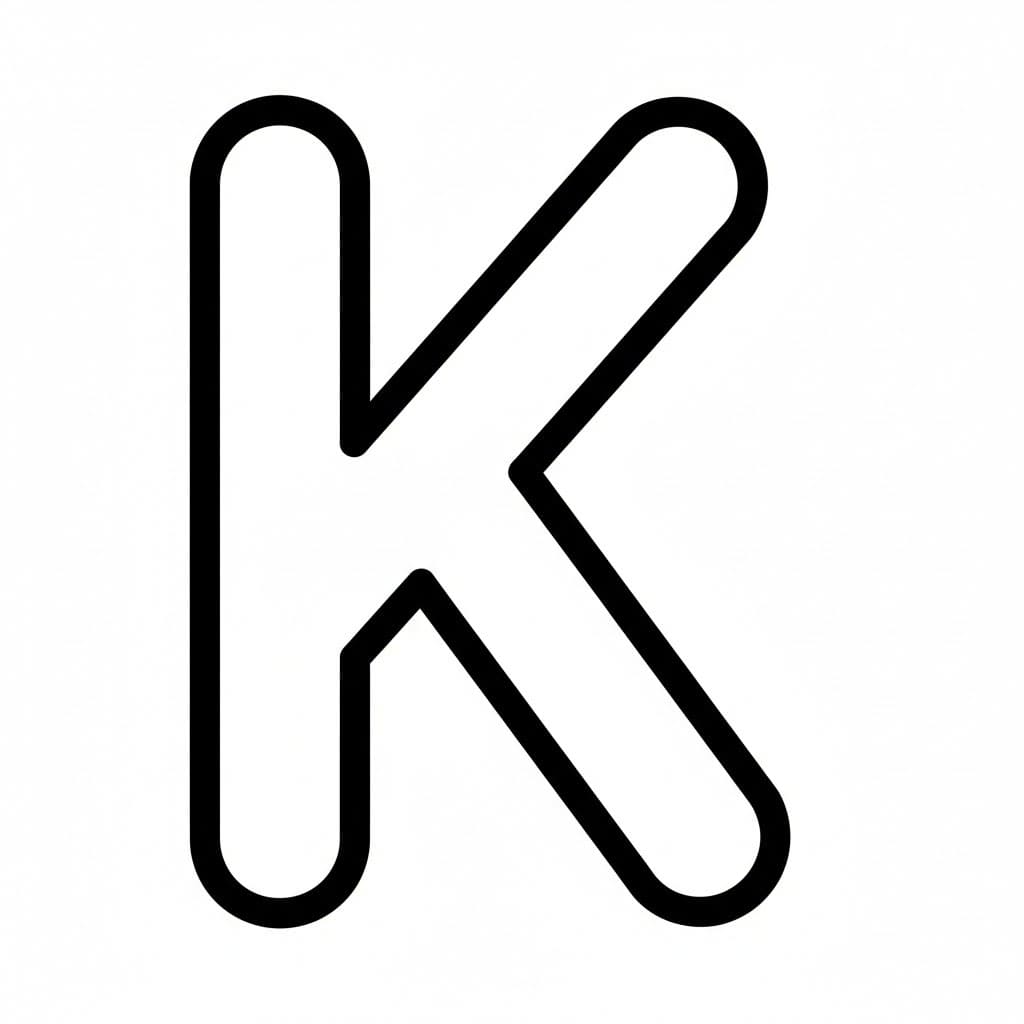 Huruf K Gaya Prasekolah