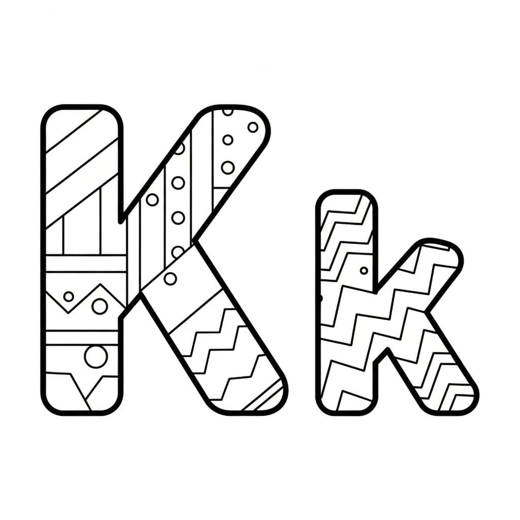 Huruf K Huruf Besar dan Kecil