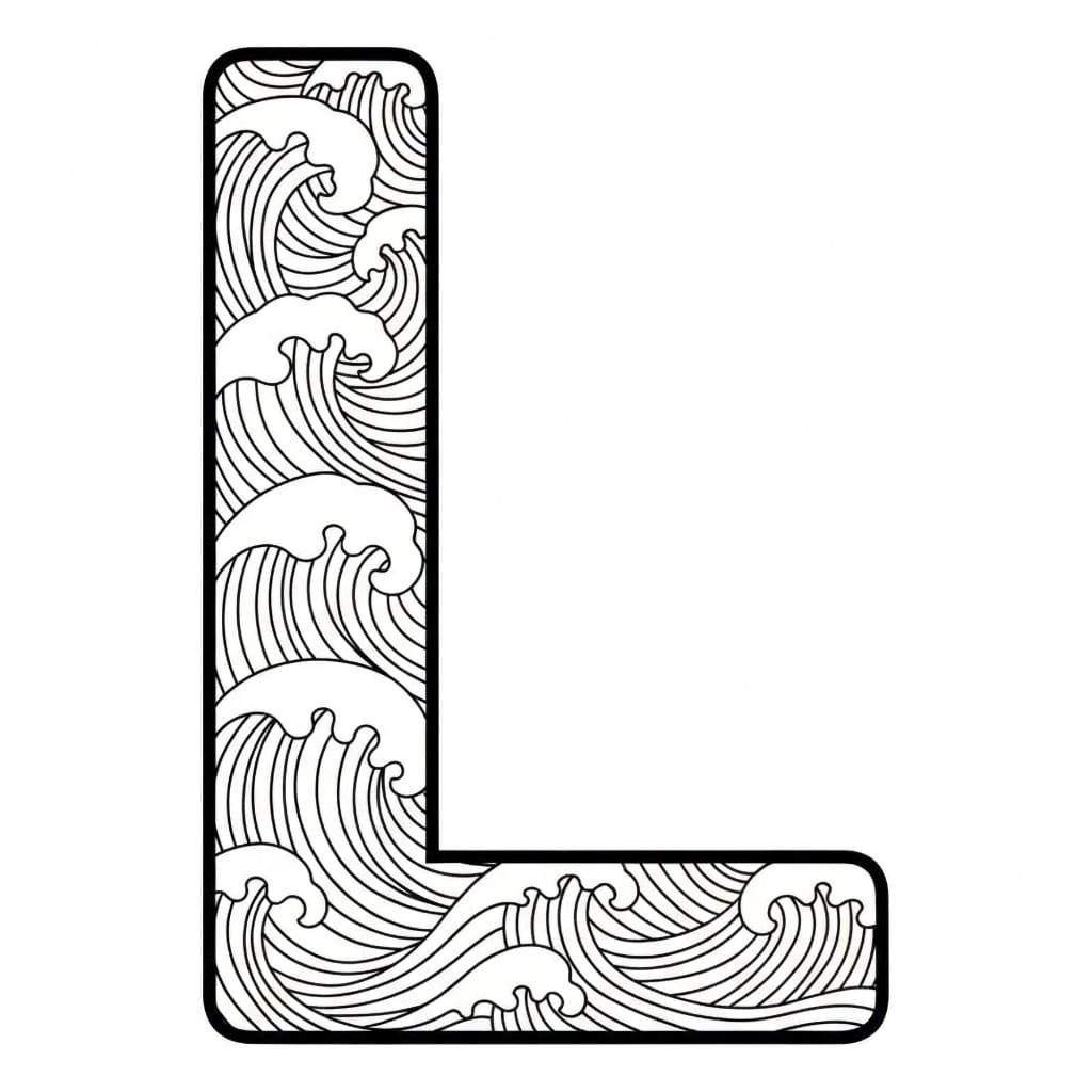 Huruf L Gelombang Laut