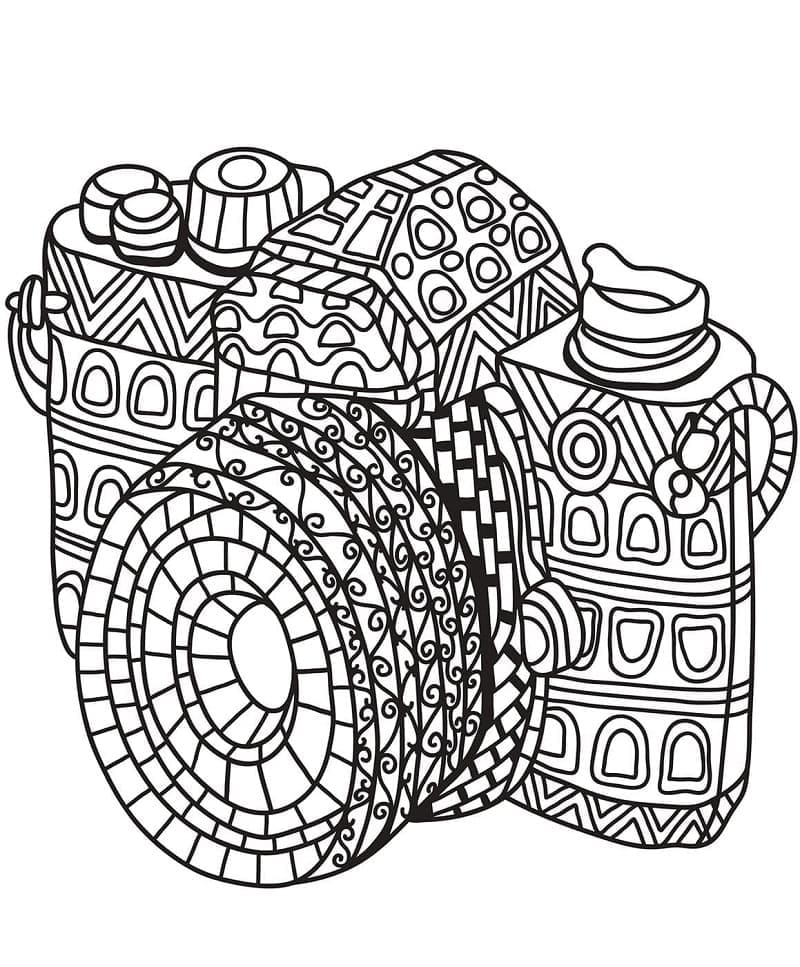 Kamera Zentangle