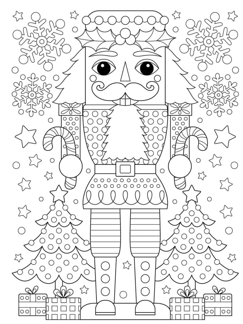 Kartu Natal dengan Pemecah Kacang