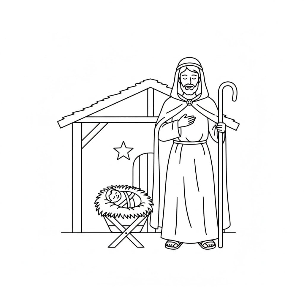 Kelahiran Joseph sedang mengamati