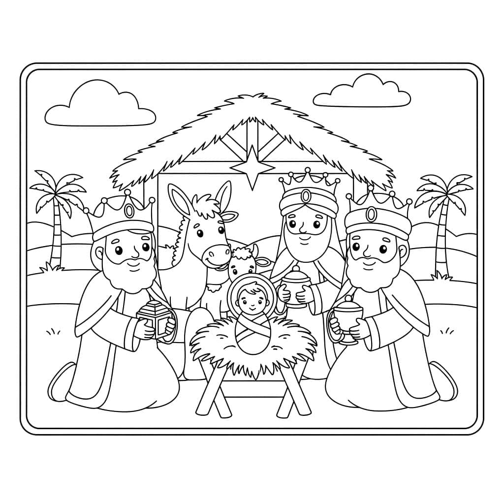 Kelahiran Orang Majus Memberi Hadiah