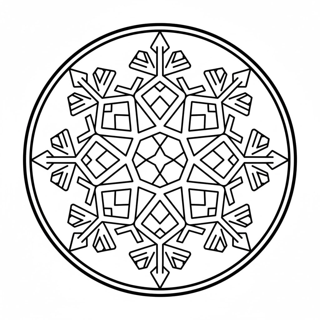 Kepingan Salju Mandala