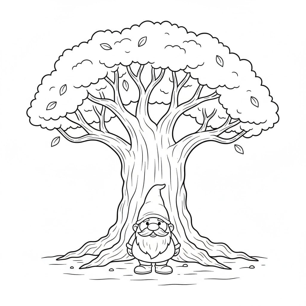 Kurcaci Naungan Pohon