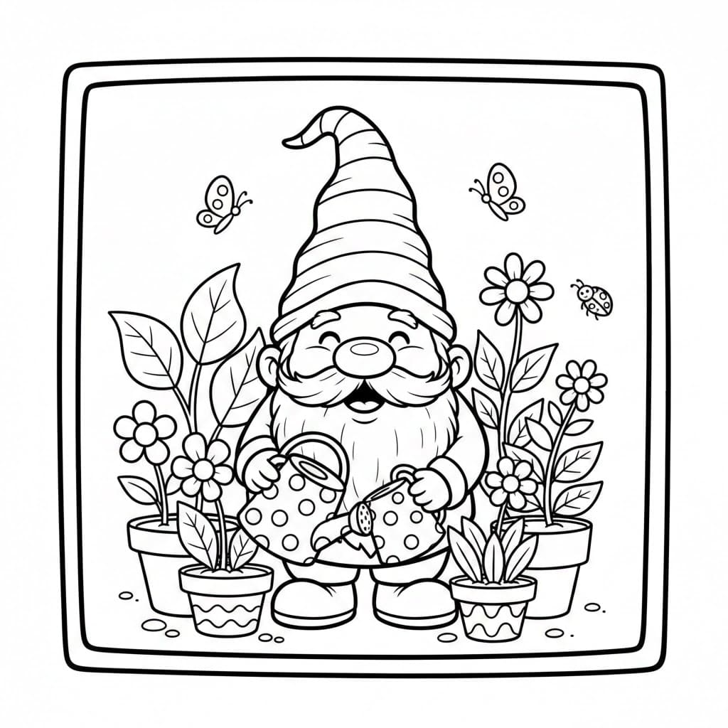 Kurcaci Penyiram Tanaman