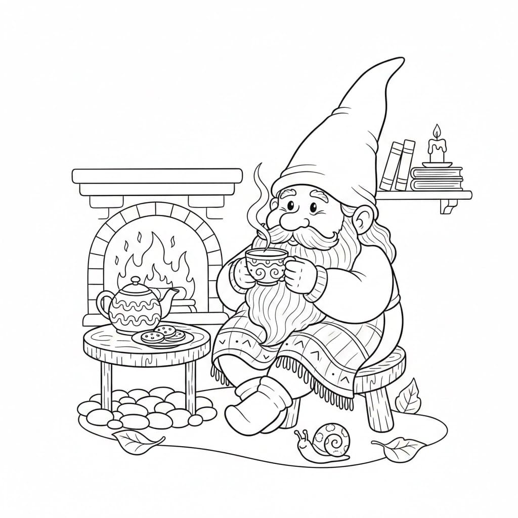 Kurcaci Waktu Minum Teh