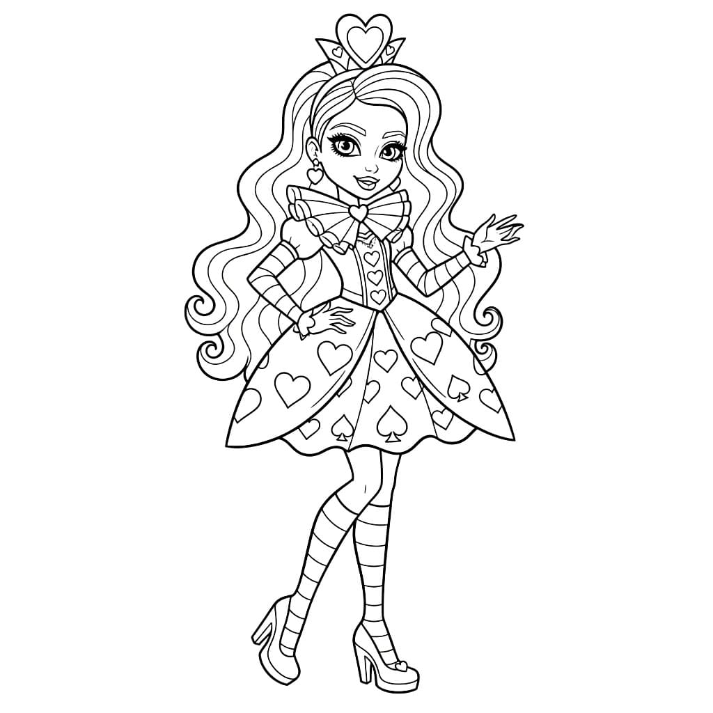 Lizzie Hearts Ever After High sederhana
