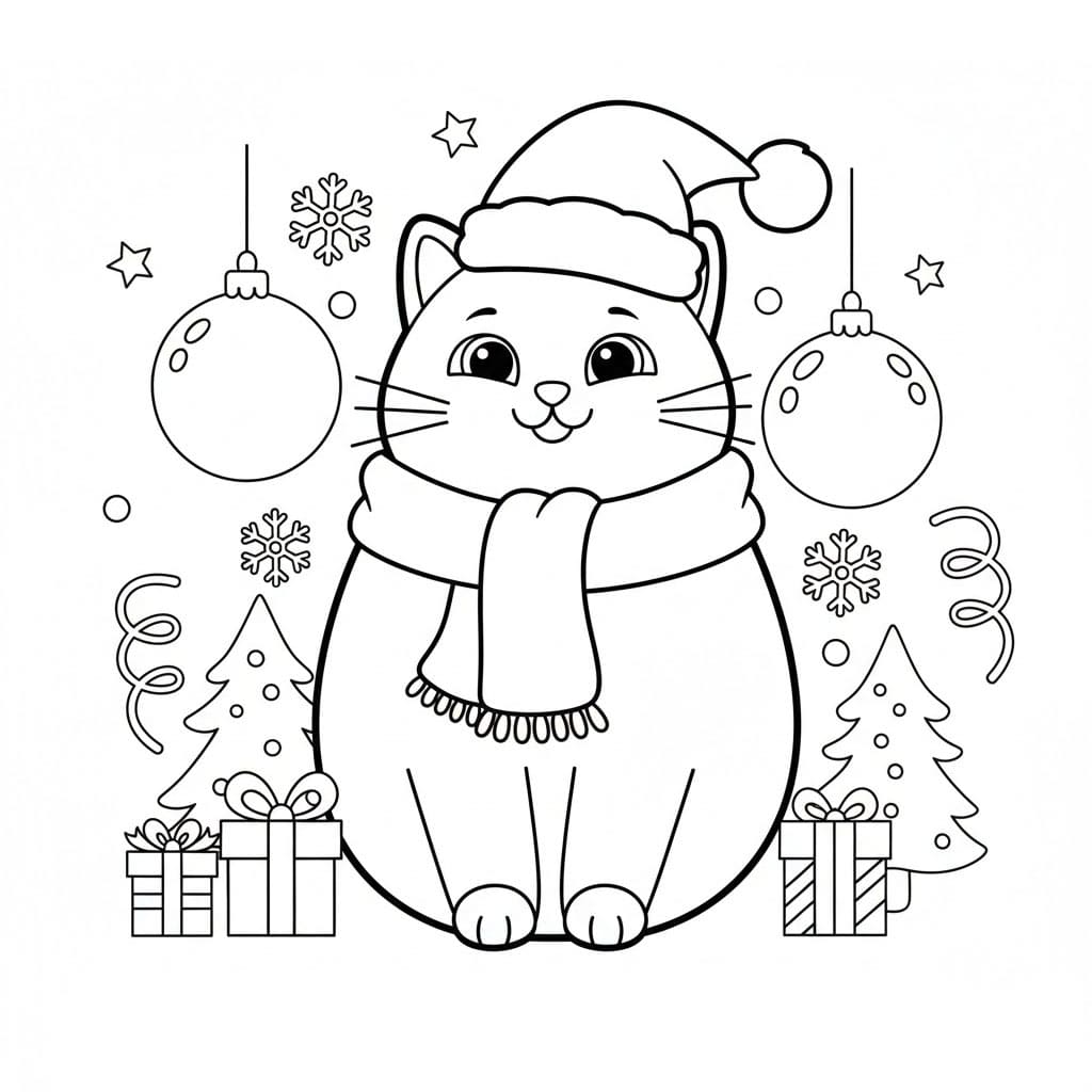 Lucu Kucing Natal