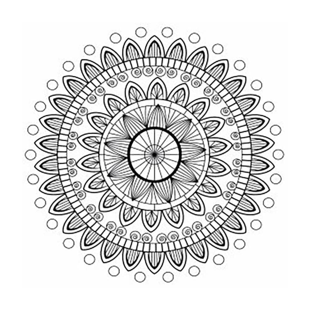 Mandala Anti-stres yang Lucu