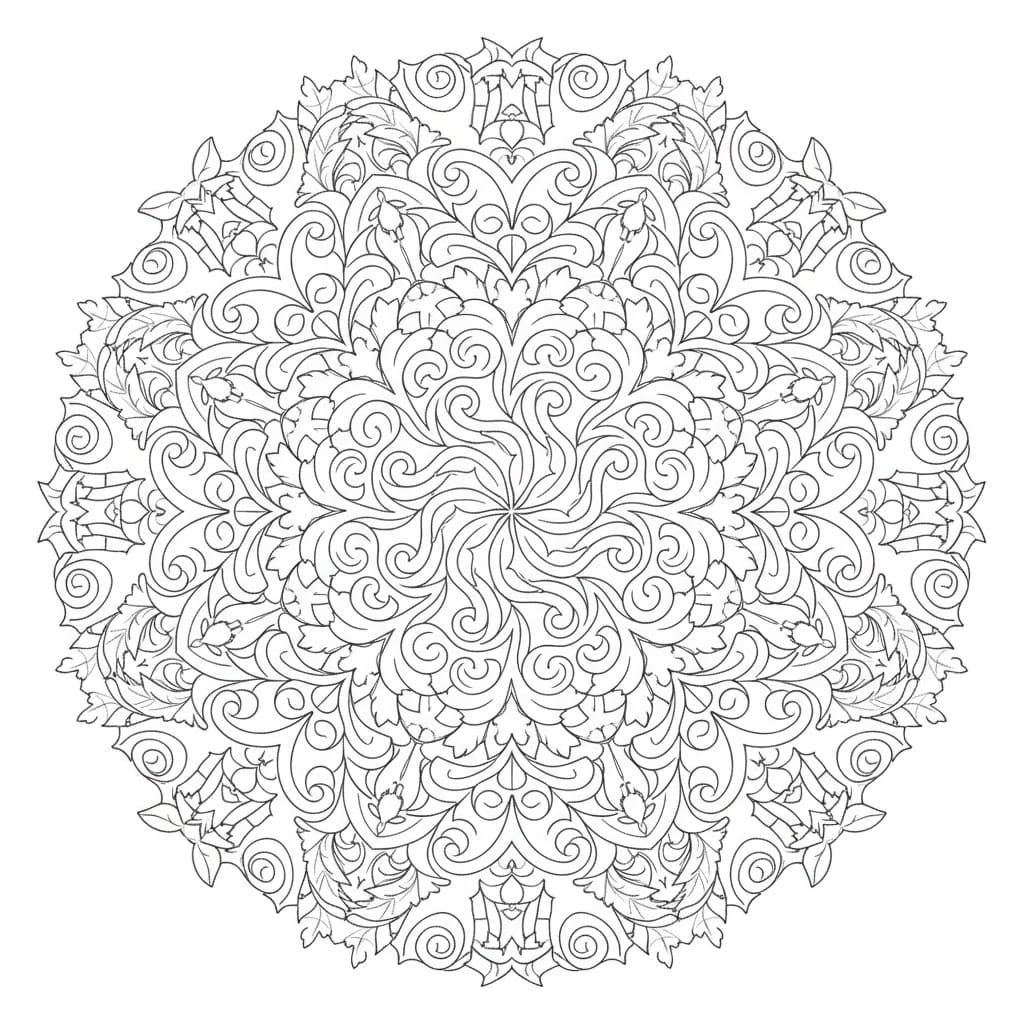 Mandala Daun