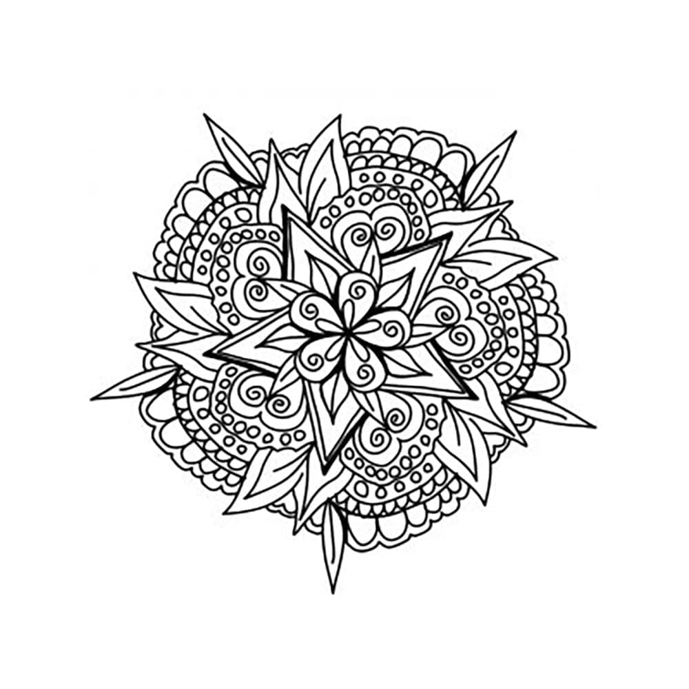 Mandala Gambar Tangan Sayuran
