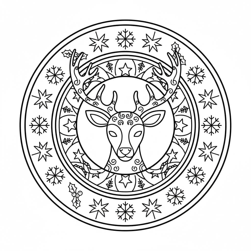 Mandala Natal Rusa Kutub