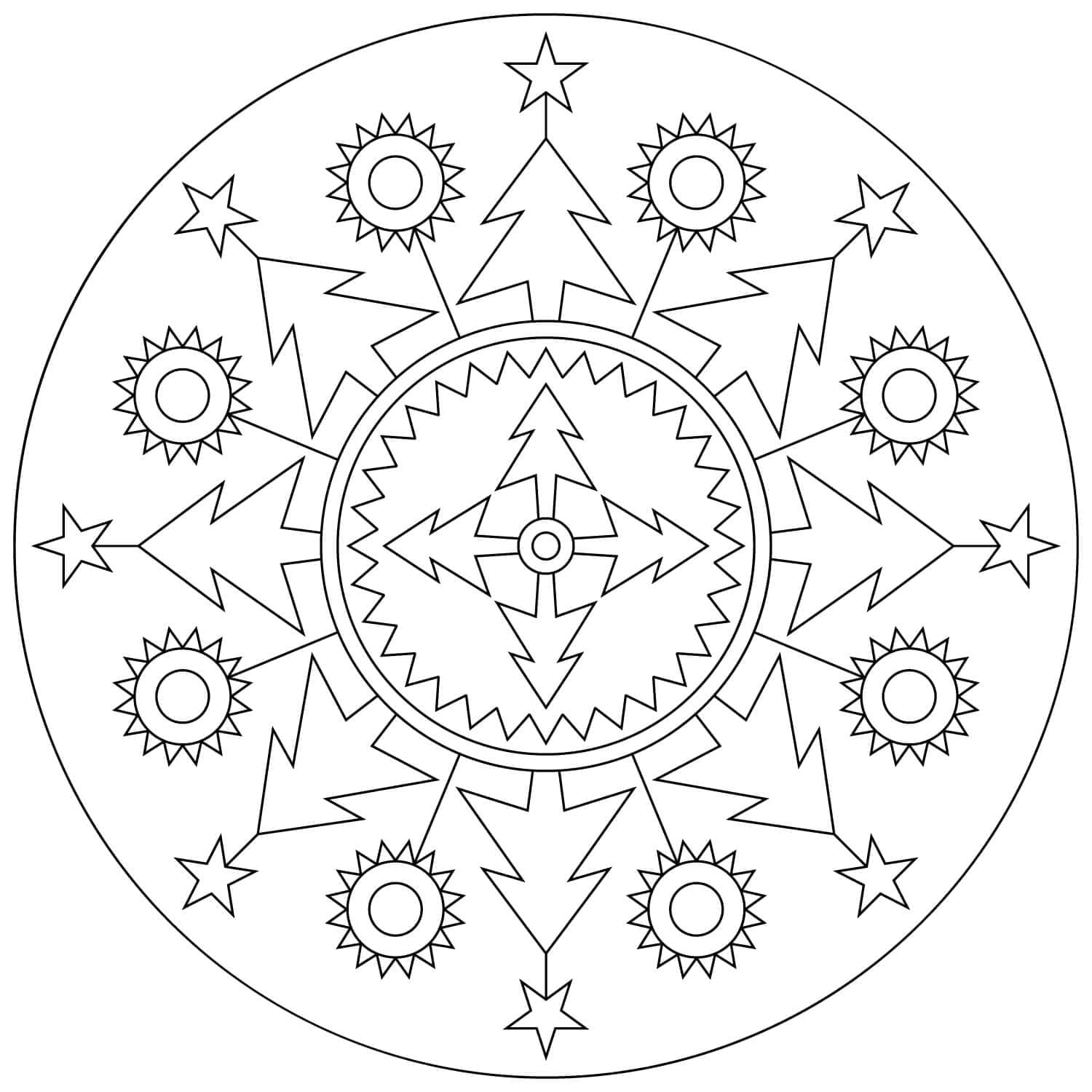 Mandala Natal yang Menakjubkan