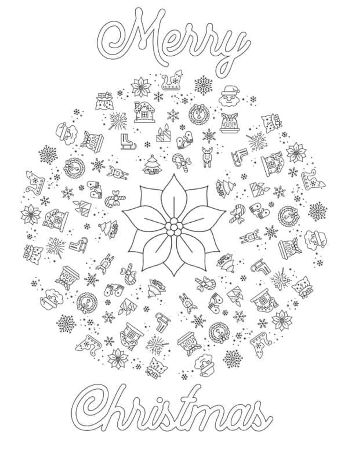 Mandala Natal yang Sempurna