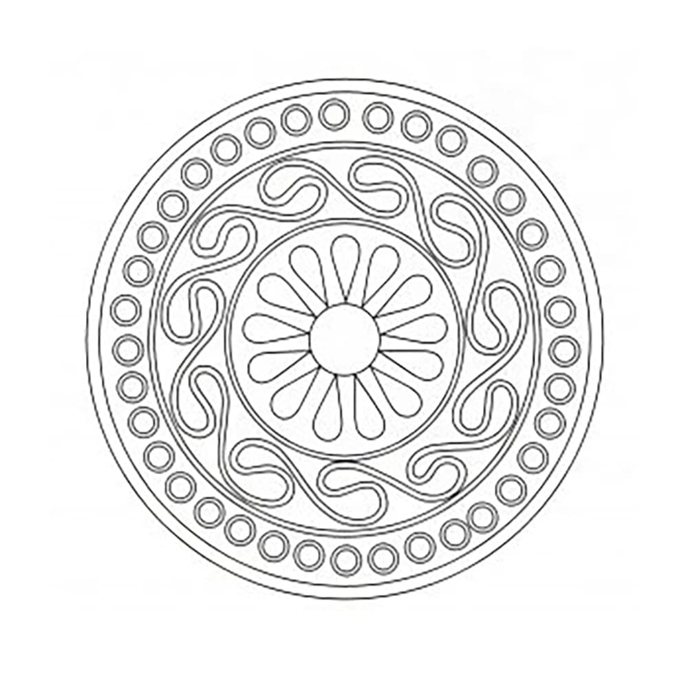 Mandala yang dapat dicetak gratis